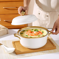 Ensemble de bols et de casseroles en céramique écologiques classiques personnalisés pour la cuisine à domicile