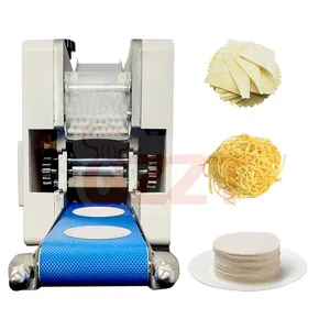 Otomatis Rusia Gyoza Dumpling Kulit Pembungkus Mesin Pembuat Pasta Otomatis Mesin Pembungkus Pangsit Mesin Sheeter Adonan Kecil