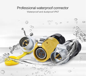 Cnlinko LP20防水航空连接器2 3 4 5 7 9 12针Ip68快速连接插头和插座电缆连接器 - Product Image 5