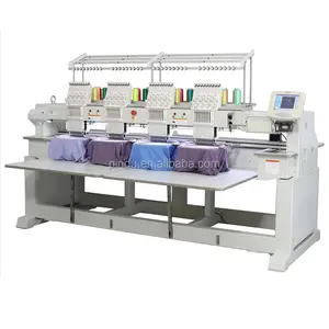 15 head computerized embroidery machine/machine for embroidery design ladies suits/24 head flat clothes embroidery machine