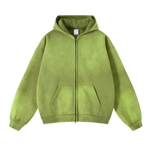 Sweat-shirts personnalisés avec logo, effet délavé, teinture à la cire, usés, pour hommes et femmes, style rétro, streetwear. - Product Image 3