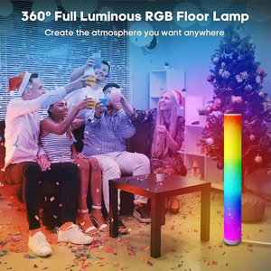 Iluminación Decorativa LED RGB para Interiores, Moderna, para Sala de Estar de Hotel, Control Remoto, Plástico, Pequeña, Sincronización de Música en Milisegundos - Product Image 5