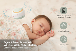 Sonioc 睡眠便携式白噪音睡眠辅助器，带夜灯和音频插孔，塑料材质，阿里巴巴热销产品 - Product Image 5