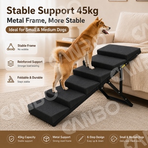 <span class=keywords><strong>Escalier</strong></span> <span class=keywords><strong>pour</strong></span> <span class=keywords><strong>chien</strong></span> CanboPet <span class=keywords><strong>pour</strong></span> accéder au canapé, rampe pliable et réglable <span class=keywords><strong>pour</strong></span> <span class=keywords><strong>chien</strong></span> de grande taille, <span class=keywords><strong>pour</strong></span> canapé - Product Image 6