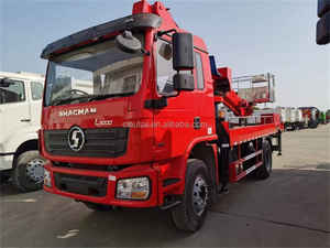 Shacman kendaraan kerja Aerial 32 36m 4X2 40m, minyak pengangkat silinder ganda dan elektrik Remote Control Platform kerja udara seluler - Product Image 2