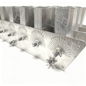 Có thể điều chỉnh 2 "1.5 2.5inch 18 bức ảnh Rack hiển thị bức ảnh duy nhất pháo hoa cho vữa Ống hiển thị Vỏ hợp kim nhôm đứng - Product Image 1