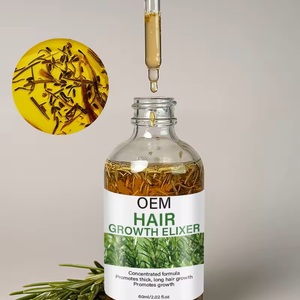 OEM olio di rosmarino per la crescita dei capelli ricino menta piperita miscela di erbe elisir Anti siero tonico per il cuoio capelluto - Product Image 2