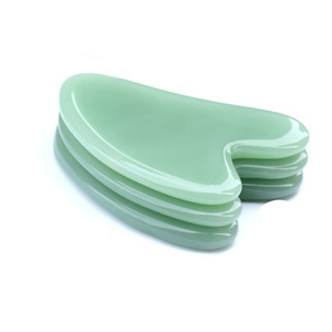 Wholesale Best Green Aventurine Real <b>Jade</b> Gua Sha Face <b>Roller</b> Massage Gau Sha Stone Face <b>Roller</b> Massager - Product Image 5