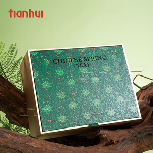 Tianhui Empty <strong>Paper</strong> <strong>Box</strong> Manufacturer <strong>Small</strong> Gold Folding <strong>Paper</strong> <strong>Box</strong> Suitable for Loose Tea Packaging - Product Image 4