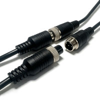 Connecteur d'aviation étanche GX12 à 3 broches, mâle-femelle, avec extrémités étamées, longueur personnalisée