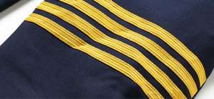 Темно-синий двубортный мужской авиационный пилот капитан униформа - Product Image 6