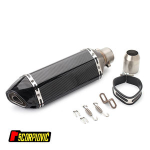 Leicht Montierbarer Universal-Motorrad-Auspuff aus Edelstahl 304 für Motorrad-Auspuffanlagen und Schalldämpfer für Elektromotorräder - Product Image 4