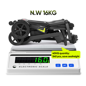 26Ah 50km phạm vi tối đa nhôm di động xe tay ga siêu nhẹ 16kg 4 bánh xe điện có thể gập lại cho người khuyết tật các chuyến đi ngoài trời - Product Image 1