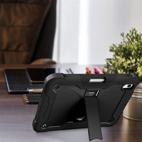 Casing Tablet PC Heavy Duty Defender Rugged Armor Stand untuk iPad Mini 3 4 5 6 7, Holder Kickstand, Anti-Shock, Pelindung
