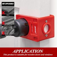 Kit d'installation de serrures de porte en gros pour usine, gabarit de sciage de 43 mm et 45 mm, guide de perçage pour bois, outil d'ouverture de serrures à mortaise
