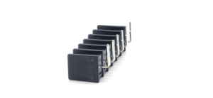 Borniers de connexion à insertion coudée pas de 9,5 mm, noirs, 1*6P - Product Image 6