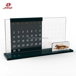 JAYI Biểu Tượng Tùy Chỉnh Trang Chủ Văn Phòng Trường Học Máy Tính Để Bàn Sáng Tạo Trang Trí Lịch Acrylic Cho Quà Tặng - Product Image 1