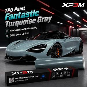 ฟิล์มใสกันรอยรถยนต์ XP3M สีเขียวเทอร์ควอยซ์ OEM เงา TPU ความหนา 7.5 มิล ซ่อมแซมตัวเองได้ ป้องกันรอยขีดข่วน ป้องกันสีเหลือง ช่องระบายอากาศ - Product Image 1