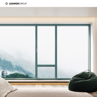 Ventana de Aluminio de Diseño Moderno con Doble Aislamiento Térmico para Casa, Villa u Oficina