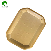 YN Tray Serie - 3CB Ecologisch Verantwoorde Recyclebare Achtkantige Kraft Papier Deli Bakjes