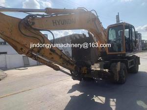 Excavatrice Hyundai 220w-9s de 22 tonnes d'occasion de bonne qualité, prix avantageux, excavatrice Hyundai 220w-9 d'occasion à vendre à bas prix - Product Image 6