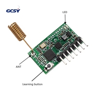 QIACHIP 868Mhz 4CH Interrupteur de télécommande sans fil intégré de réception et de transmission RF pour module Maison intelligente DIY
