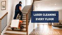 Nettoyeur laser à impulsions 500W, machine de nettoyage laser portable en forme de valise, nettoyeur manuel pour enlever la rouille et la peinture, pour le nettoyage des surfaces métalliques