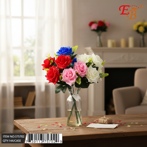 Haute 13.5 \ "Assortiment Couleur Rose Petite Assortiment De Fleurs Artificielles 144PCS/Carton pour la Saint-Valentin Thanksgiving Graduation - Product Image 5