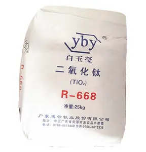 R668 dioxyde de titane rutil prix R-668 tio2 dioxyde de titane Haute résistance aux intempéries pour plastique