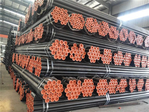 ASTM A106 Grade B Seamless Steel Pipe SCH40 SCH80 API 5L Seamless Steel Pipe X42 <strong>X52</strong> for Oil and Gas Pipeline Black Coating - Product Image 5