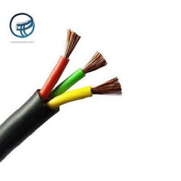 Guaranteed Quality Tianhongxiang Solid Copper Core Rubber Insulation Industrial Power Cable H07RN-F/YC/YZ SWA Armoured 1.5-240mm