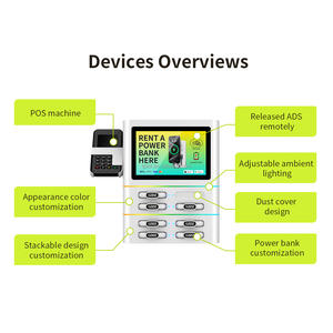 Estación de Carga de Baterías Portátiles Apilable de 8 Ranuras, Máquina Expendedora para Cargar Mi Teléfono Cerca de <span class=keywords><strong>Mí</strong></span> - Product Image 2