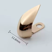Protège-embout brillant en alliage de zinc anti-collision pour chaussures à talons aiguilles – Accessoires de quincaillerie pour chaussures