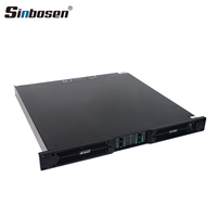 Amplificateur de puissance D4-3000 1u Classe D 10000W 2 Ohms 4 canaux, audio professionnel adapté aux enceintes large bande, Line Array et caissons de basses