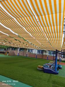 <span class=keywords><strong>Toldo</strong></span> Retráctil Manual Tipo Ola para Patio Escolar, <span class=keywords><strong>Toldo</strong></span> Telescópico para Cancha Deportiva de Jardín de Niños - Product Image 3