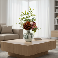 Ins-Style Hochwertige Künstliche Blumenarrangements im Topf aus Polyester für Hochzeit, Heimdekoration, Weihnachten und Muttertag