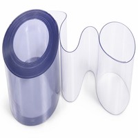 Rouleau de feuille de PVC flexible, film plastique transparent semi-transparent pour la protection des tables et des meubles, emballage industriel