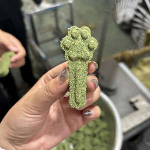 Machine à gâteau aux haricots verts d'approvisionnement d'usine Mesin Putu Kacang forme et taille personnalisables biscuits aux haricots verts et aux amandes faisant la machine - Product Image 6