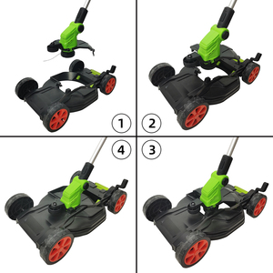 VERTAK 3 in 1 Cordless tosaerba portatile multifunzione batteria agli ioni di litio <span class=keywords><strong>elettrico</strong></span> <span class=keywords><strong>tagliaerba</strong></span> staccabile per giardino - Product Image 2