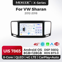 Head Unit Mobil Android MEKEDE X10 X20 X30 X40 2K dengan Kipas Pendingin, Car-play, DSP, dan Navigasi untuk VW Sharan 2012-2018