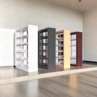 Étagères en acier et métal de haute qualité Meubles de bibliothèque en fer polyvalents pour les hôtels et les salles de séjour des écoles de bureau à domicile