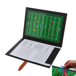 Tableau Tactique <span class=keywords><strong>de</strong></span> Football MUDA Pliable en Cuir PU, Haute Qualité, Équipement d'Entraînement 45x29x3 CM Facile à Transporter - Product Image 4