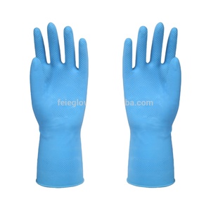 Gants <span class=keywords><strong>de</strong></span> cuisine réutilisables en caoutchouc pour le nettoyage des toilettes - Product Image 1