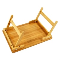 Hot Selling Portable Folding Bamboo Computer Desk, Used As a Convenient Tool for Office Work
