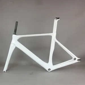 2020 Full toray T800 and T1000 Mixed carbon fiber BSA 53.5cm without Bottle cage hole fixed gear road frame 700X23C FM269-53.5