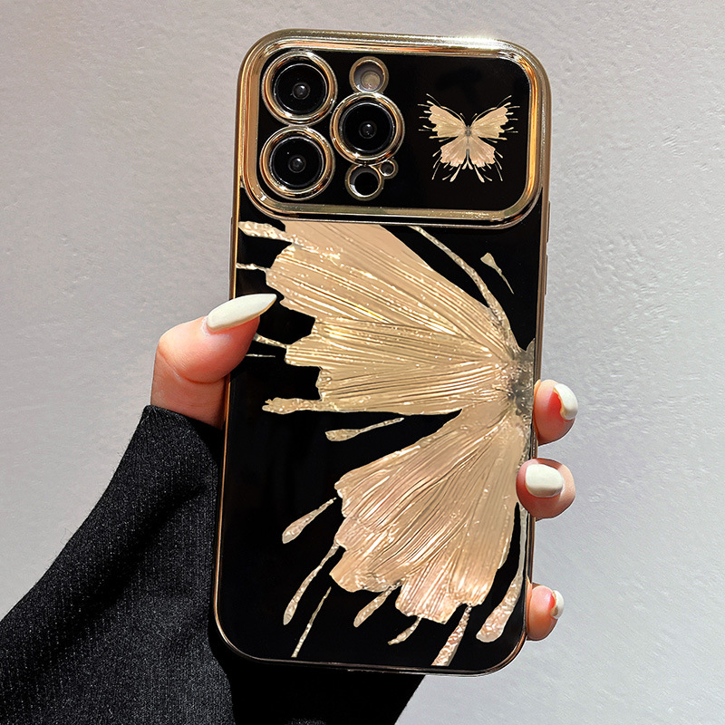 Black+Gold Big Butterfly