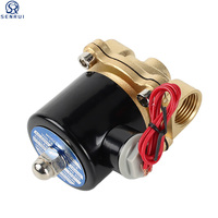 Vanne de contrôle de pression hydraulique micro-solénoïde en laiton électrique personnalisée 12v 24v 220v Ac 1 2 3 pouces Type 2 voies Produits