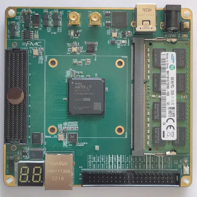 Fpga development board xc7a100t sodimm ddr3 memory module fmc artix-7 development board