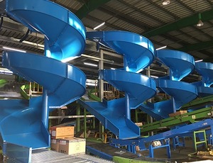 Truelisort Nieuwe RVS Verstelbare Spirale Zwaartekrachtbaan Transportband Handvat Gemakkelijk Multifunctioneel voor Postsortering Retail - Product Image 6