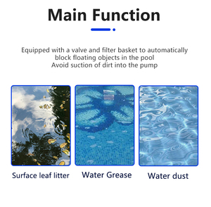 Écumoire PIKES Matériau ABS Blanc Convient à la plupart des types de piscines Fonctionne avec les piscines creusées/<span class=keywords><strong>hors</strong></span> <span class=keywords><strong>sol</strong></span> Doublures en vinyle en fibre de verre pour <span class=keywords><strong>béton</strong></span> - Product Image 6